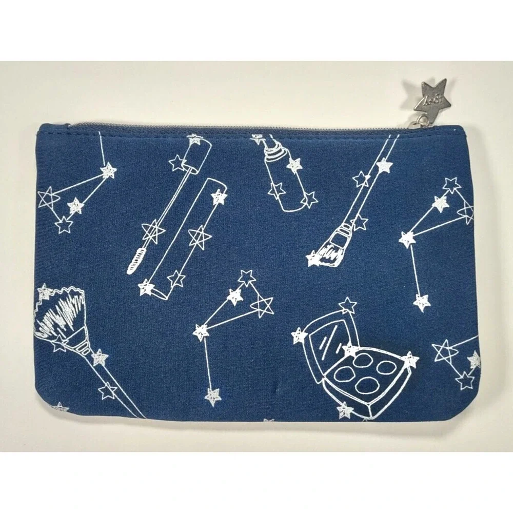 IPSY November 2016 Glam Bag Travel Sized Navy Blue And Silver (Bag Only)